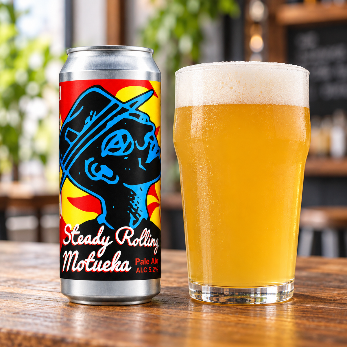 Deya Steady Rolling Motueka - can and poured beer