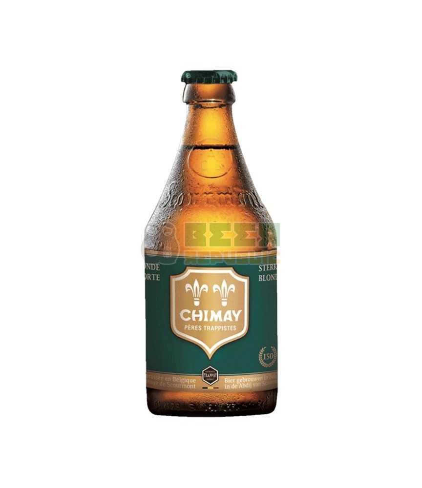 Cerveza Chimay 150, de estilo Belgian Strong Golden Ale y con un 10% de alcohol.