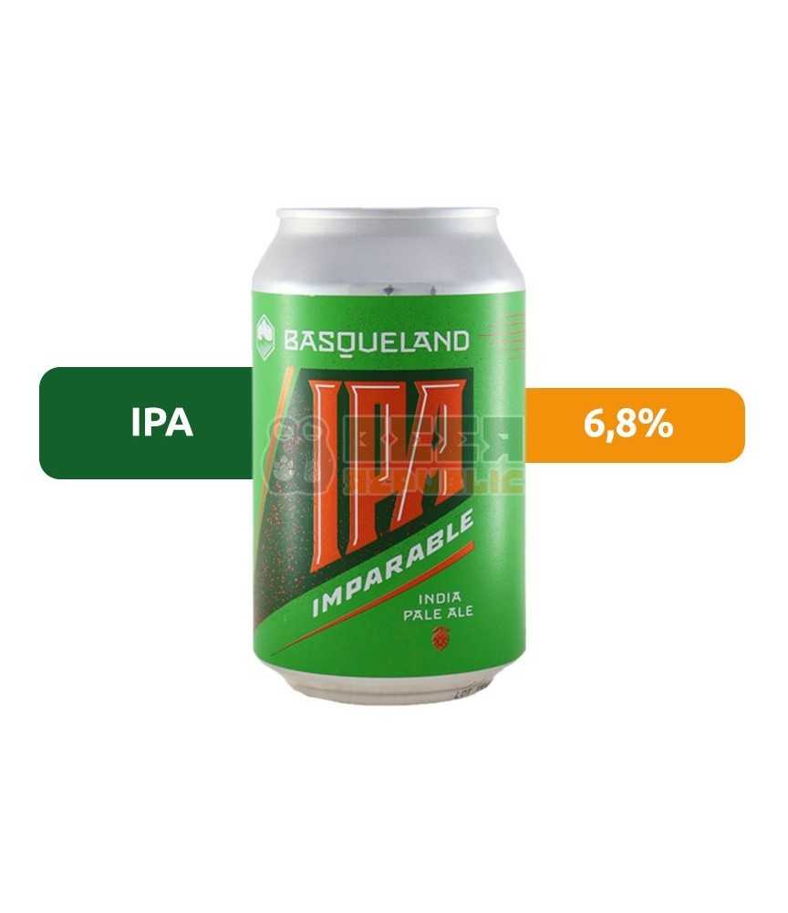 Basqueland Imparable IPA Lata 33cl, con un 6.8% de alcohol.