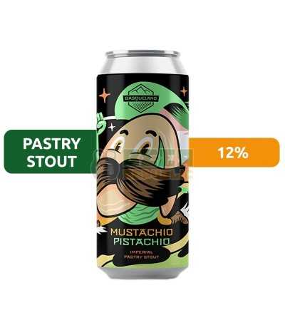 Basqueland Mustachio Pistachio Lata 44cl - Beer Republic