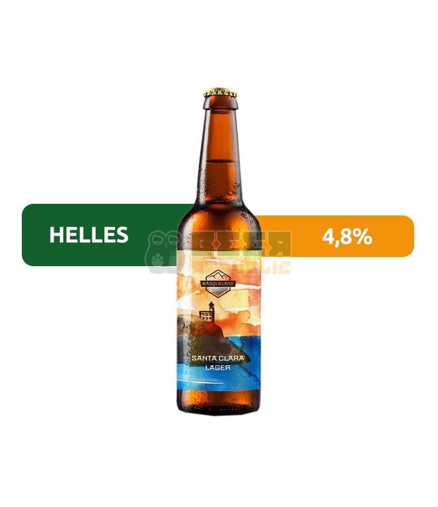 Santa Clara de Basqueland de estilo Helles con un 4,8% de alcohol.