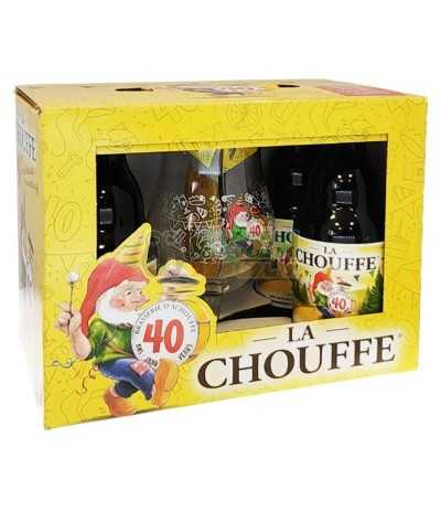 Pack Regalo cervezas belgas Chouffe del 40 aniversario.