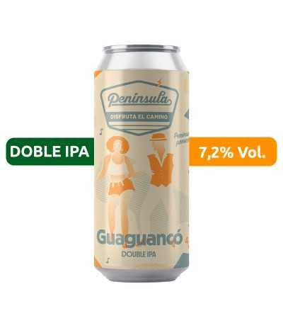 Cerveza Guaguancó, de la Cervecería Península. Estilo Doble IPA con un 7,2% vol.