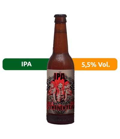 Cerveza Is The New Fear de La Calavera, estilo IPA, de 5,5% vol.