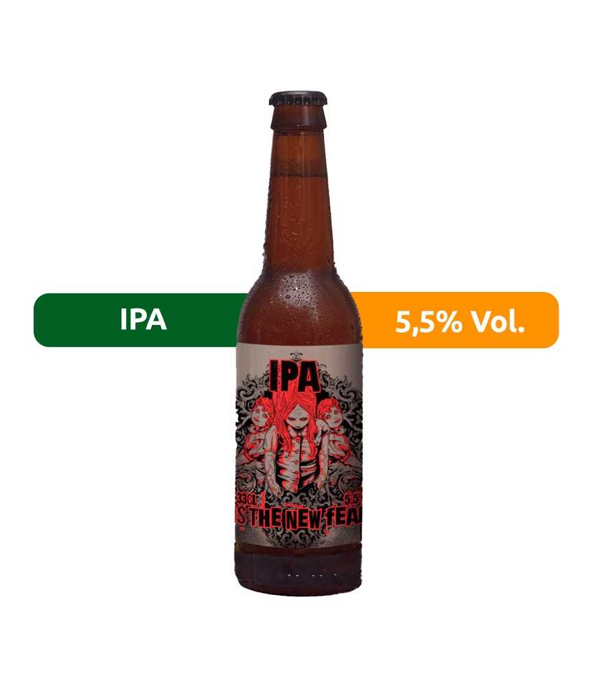 Cerveza Is The New Fear de La Calavera, estilo IPA, de 5,5% vol.