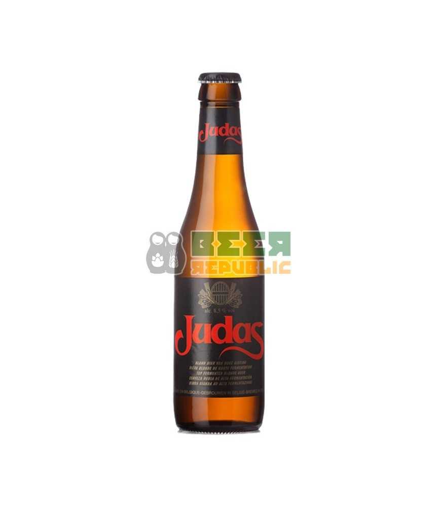 Cerveza Judas de 33cl, de estilo Belgian Strong Ale con un 8% de alcohol.