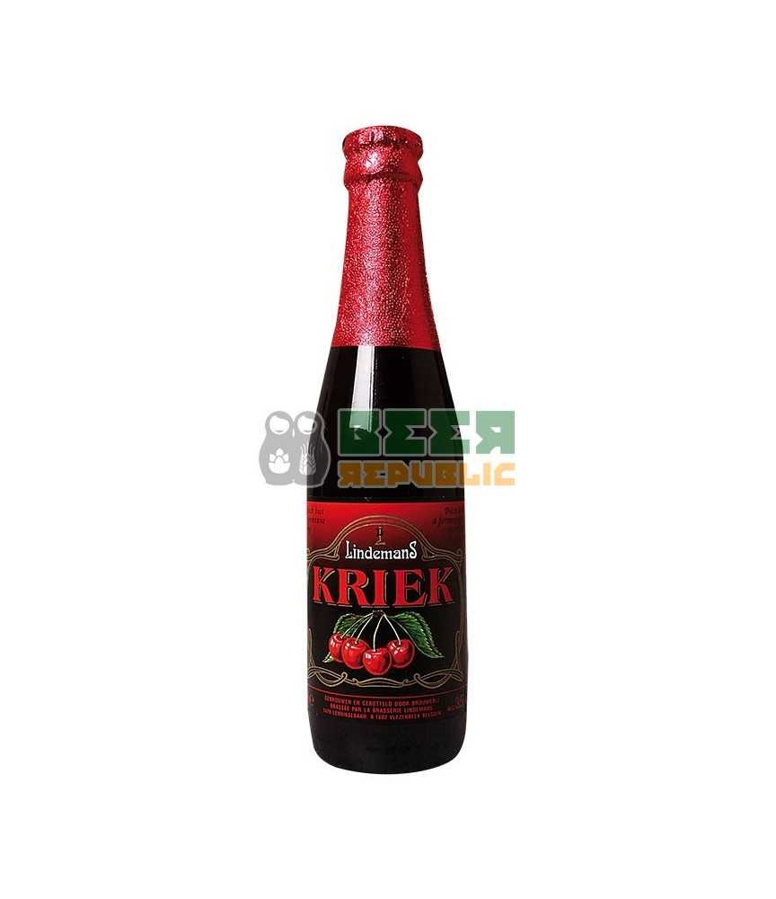 Cerveza Lindemans Kriek, de estilo Lambic Fruit y con un 3,5% de alcohol.