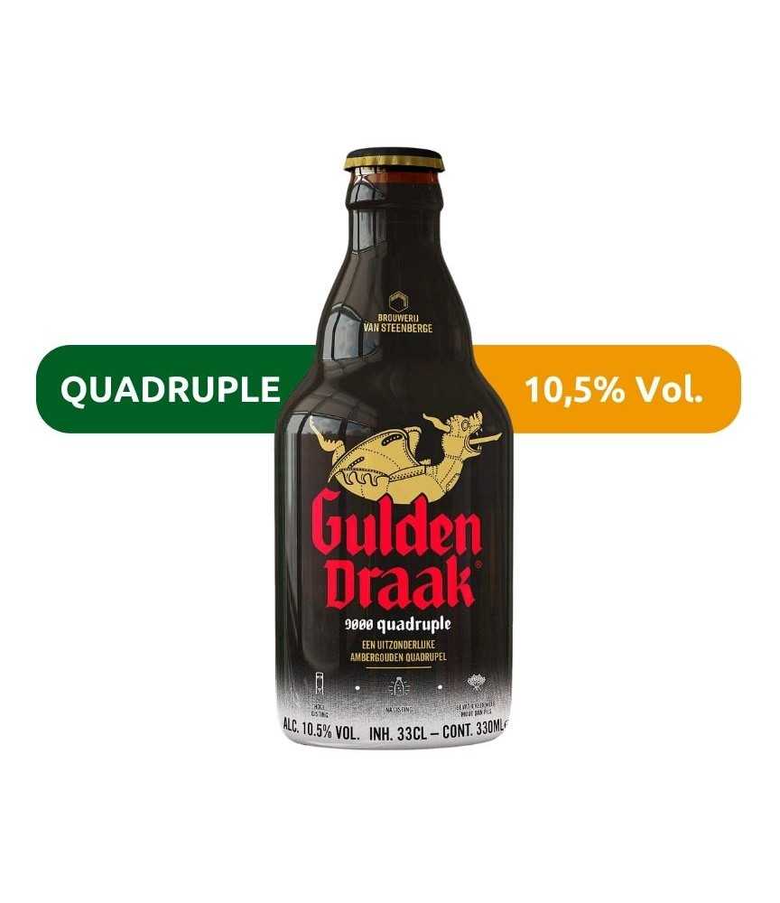 Cerveza Gulden Draak 9000, de estilo Quadrupel y con un 10,5% Vol.