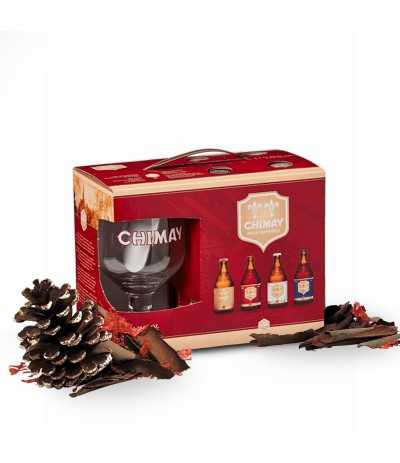 Pack Chimay Quadrilogie 33cl + copa Chimay