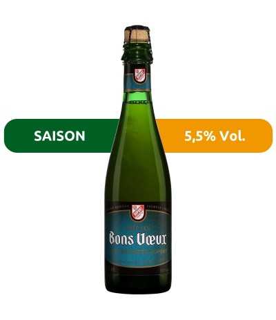 Cerveza Dupont Avec Bons Voeux de Dupont, de estilo Saison y con un 5,5% de alcohol.