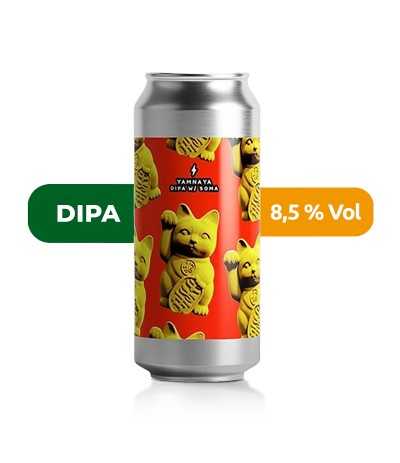 Cerveza Yamnaya de Garage, de estilo DIPA, con un 8,5% de alcohol.