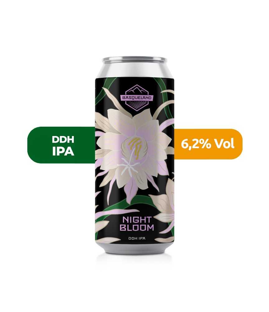 Cerveza Night Bloom de estilo DDH IPA con 6,2% de alcohol