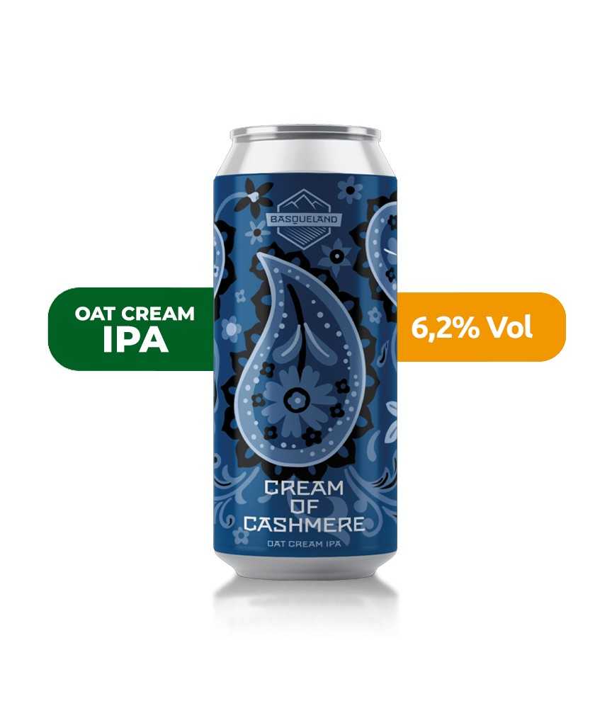 Cerveza Cream of Cashmire de Espiga, de estilo IPA y con un 6,2% de alcohol.