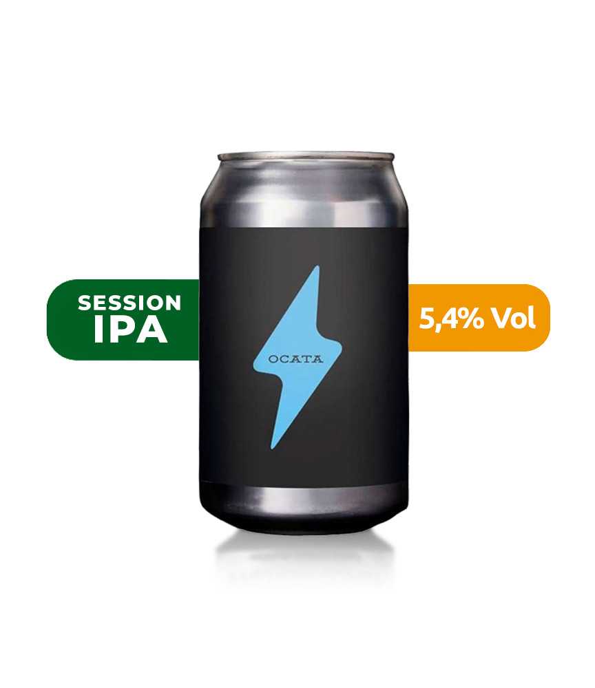 Cerveza Ocata de Garage, de estilo Session IPA y con un 5,4% de alcohol.