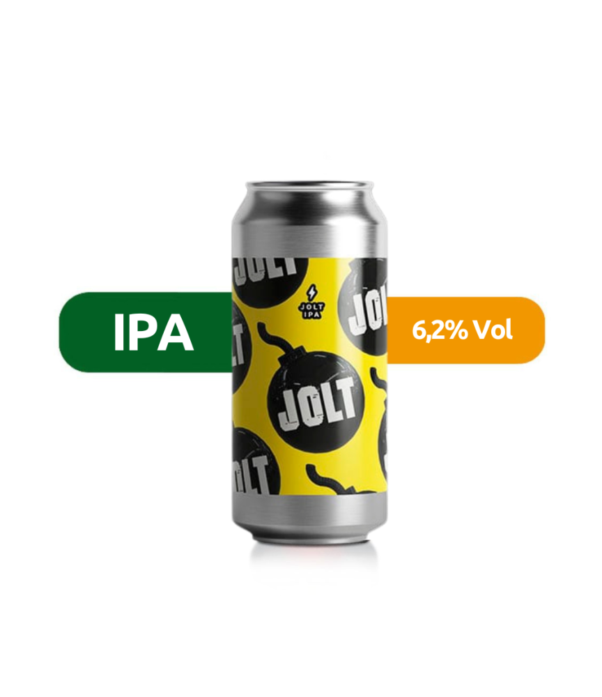 Jolt de Garage de estilo IPA con un 6,2% de alcohol.