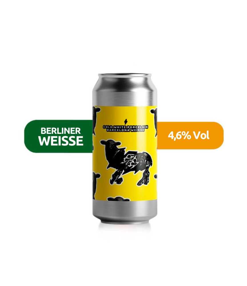 Coco White Porcelain de Garage de estilo Berliner Weisse con un 4,6% de alcohol.