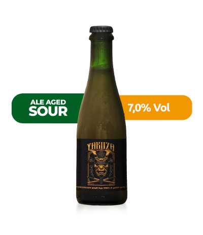 Yakuza de La Calavera de estilo Sour Ale con un 7% de alcohol.