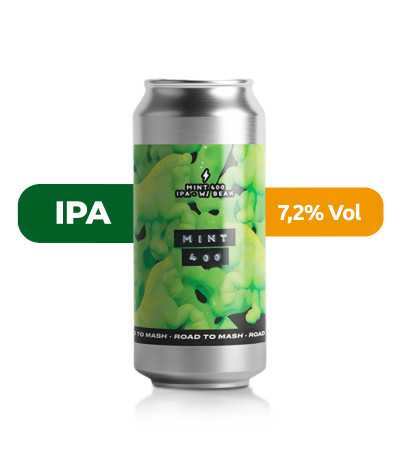 Mint 400 de Garage de estilo IPA con un 7,2% de alcohol.