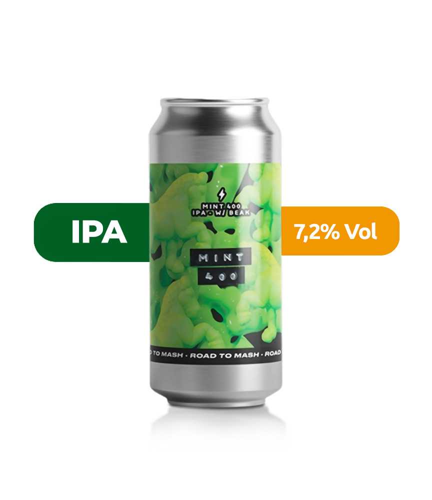 Mint 400 de Garage de estilo IPA con un 7,2% de alcohol.