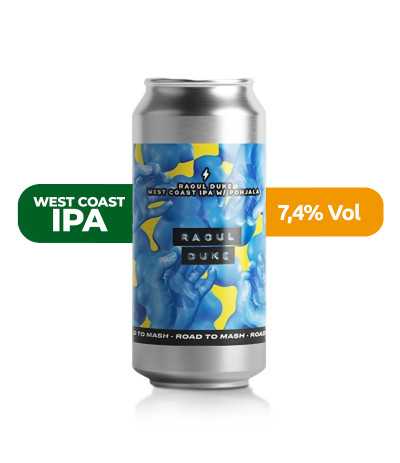 Raoul Duke de Garage de estilo West Coast IPA con un 7,4% de alcohol.