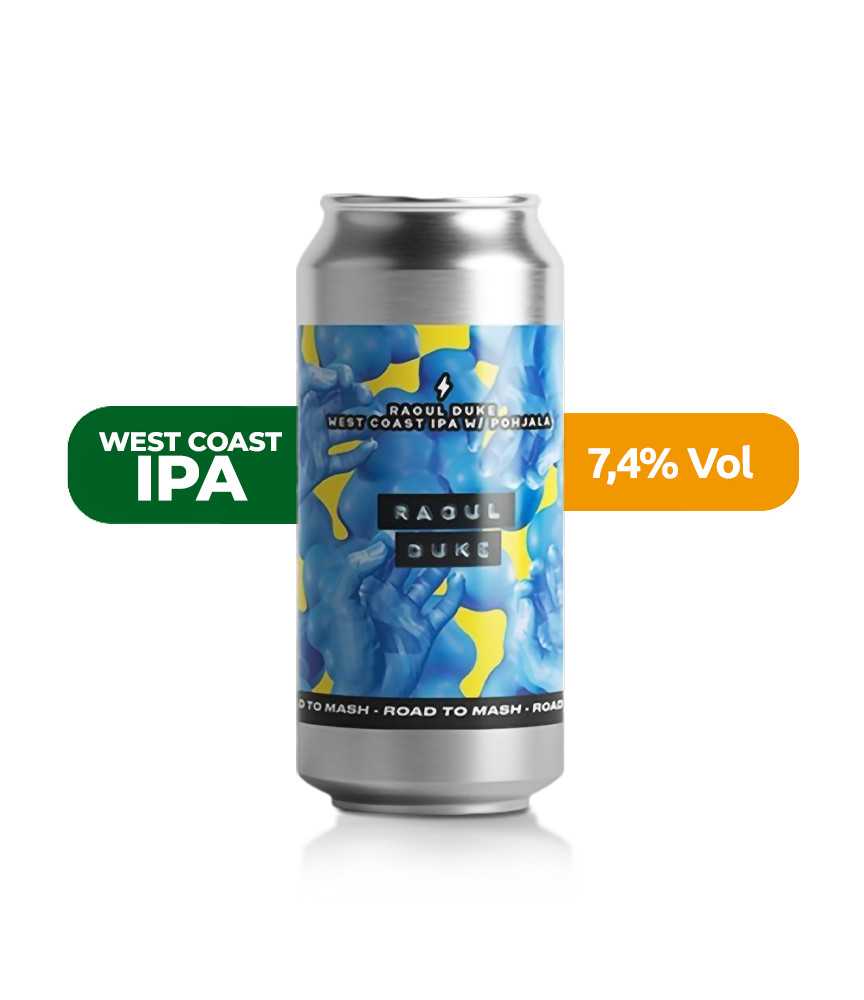 Raoul Duke de Garage de estilo West Coast IPA con un 7,4% de alcohol.