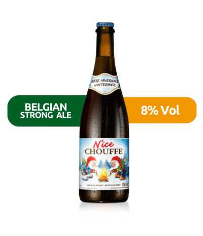 Chouffe Nice 75cl de estilo Belgian Strong Ale con un 8% de alcohol.