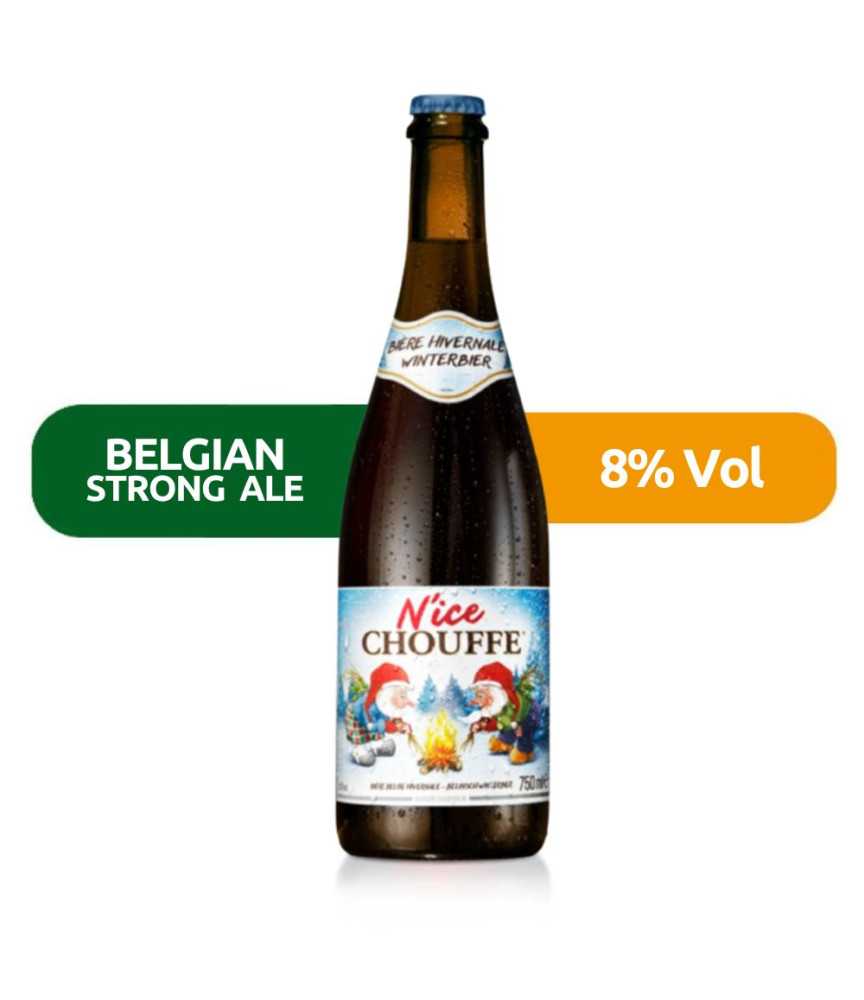 Chouffe Nice 75cl de estilo Belgian Strong Ale con un 8% de alcohol.