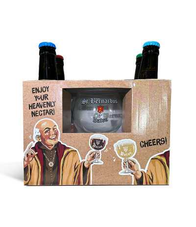 Pack St. Bernardus: 4 botellas + Copa