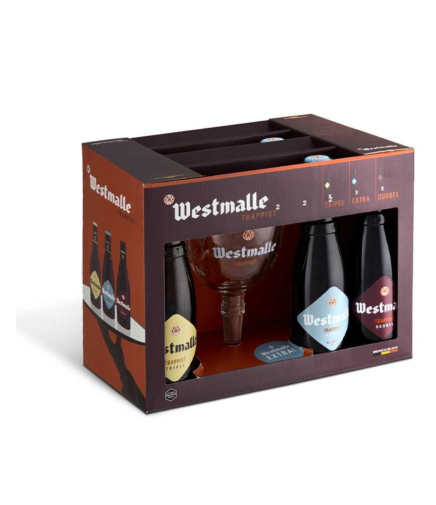 Pack Cerveza Westmalle 6 botellas + Copa 33cl