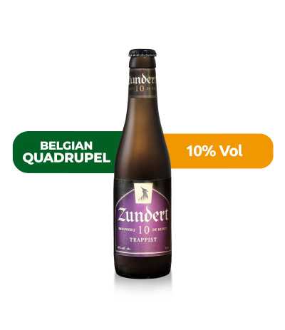 Zundert 10 de estilo Quadrupel con un 10% de alcohol.