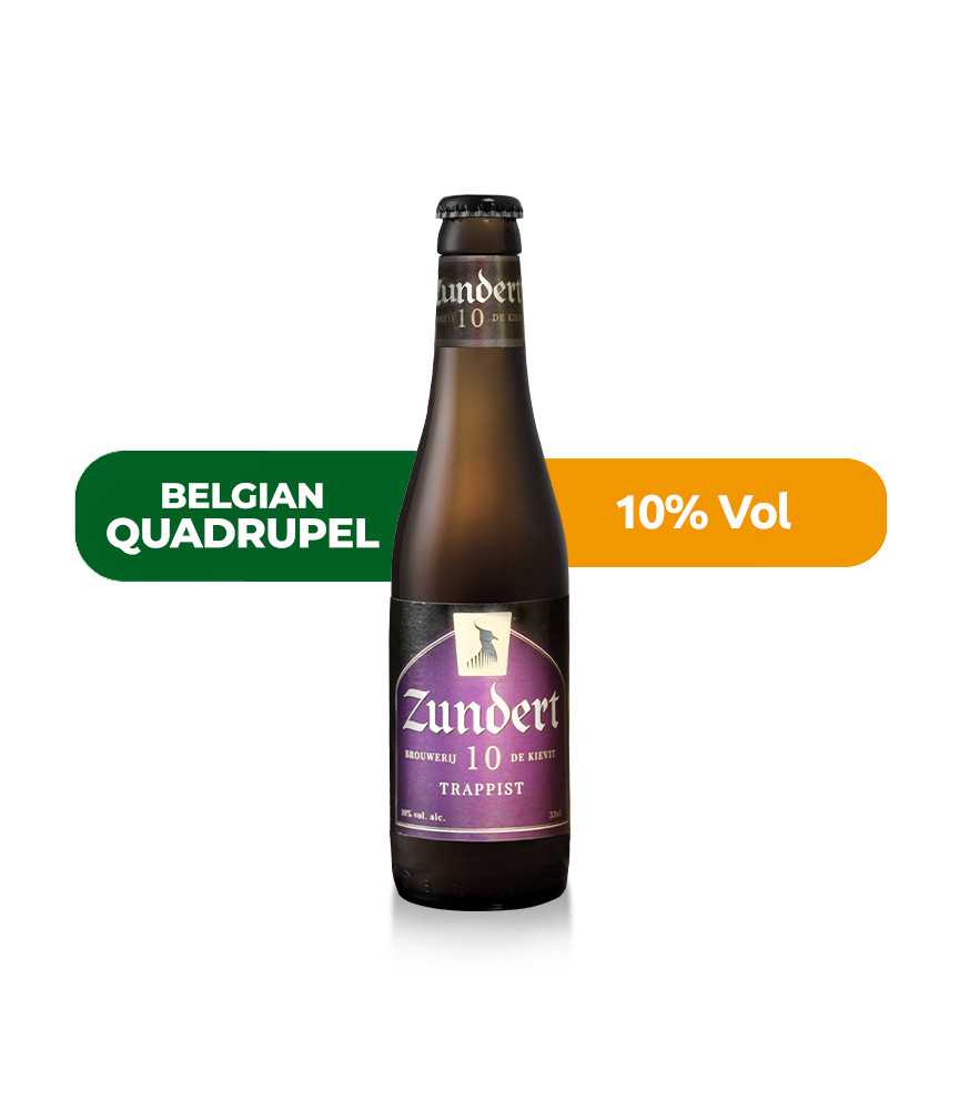 Zundert 10 de estilo Quadrupel con un 10% de alcohol.