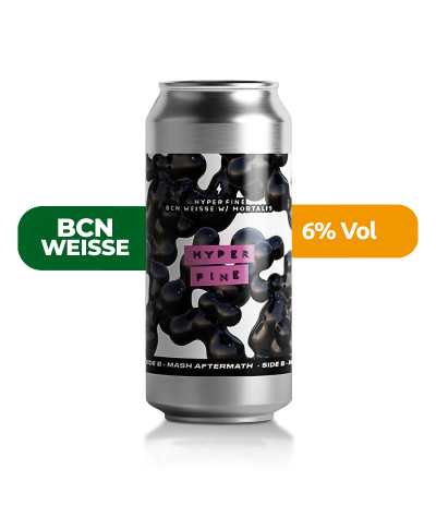 Hyper Fine de Garage de estilo DIPA con un 6% de alcohol.