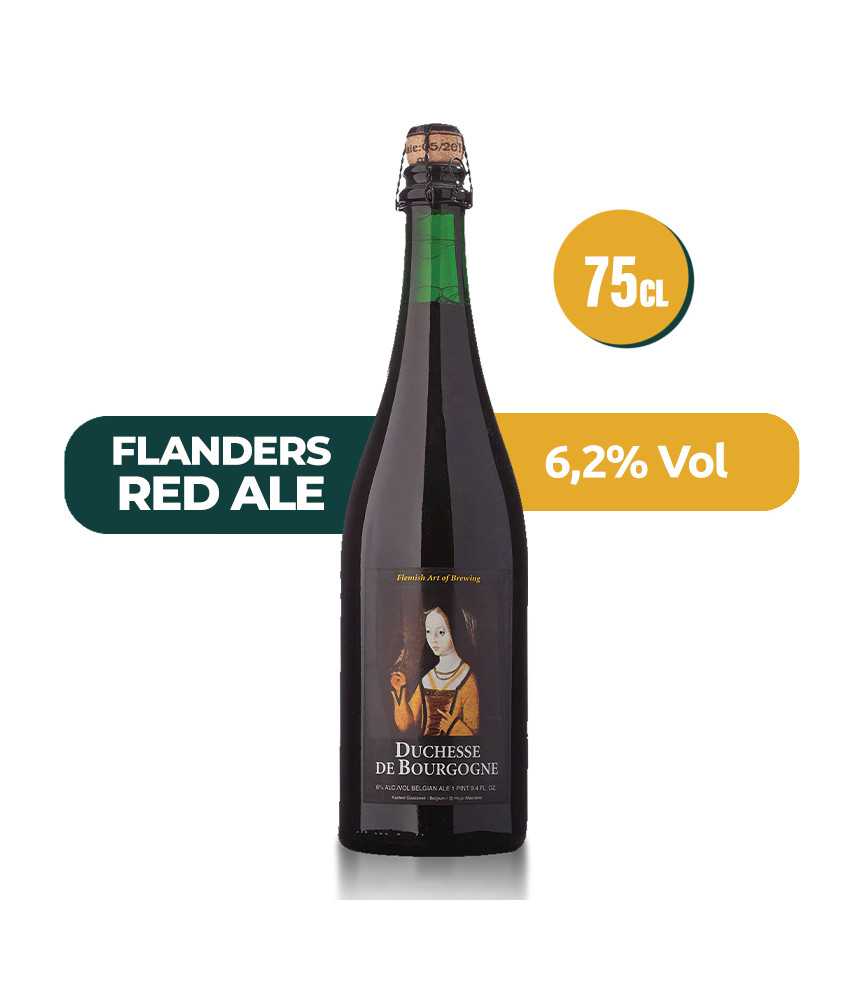 Duchesse De Bourgogne 75cl de estilo Red Ale con un 6,2% de alcohol.