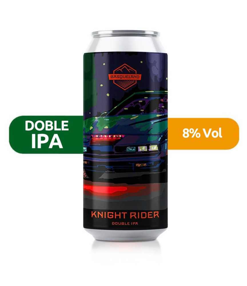 Knight Rider de Basqueland de estilo DIPA con un 8% de alcohol.