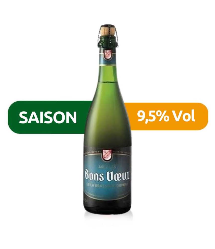 Avec Les Bons Voeux de Dupont de estilo Belgian Tripel con un 9,5% de alcohol.