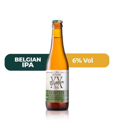 De Ranke XX Bitter 33cl de estilo Belgian Pale Ale con un 6,2% de alcohol.