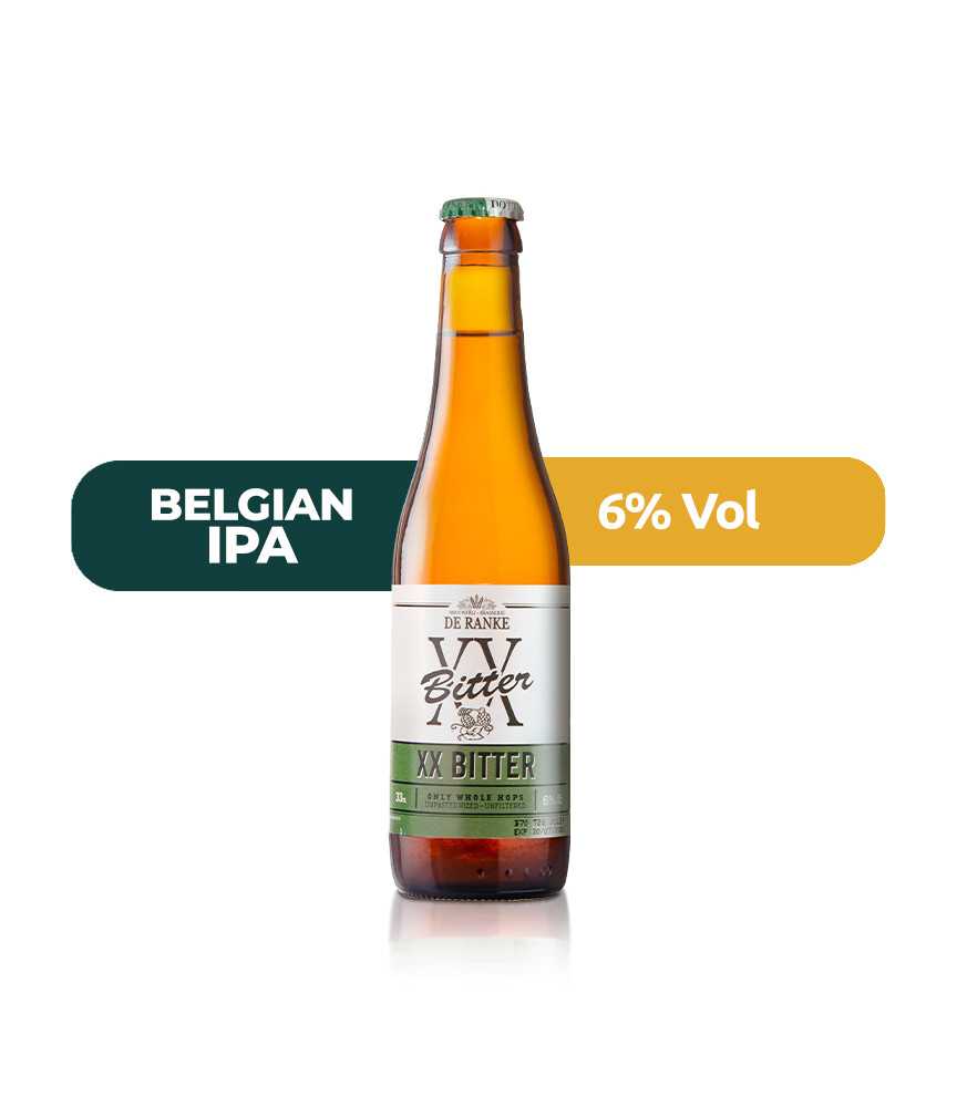 De Ranke XX Bitter 33cl de estilo Belgian Pale Ale con un 6,2% de alcohol.