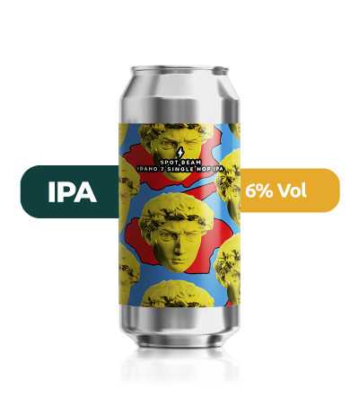 Cerveza Spot Beam de Garage, de estilo IPA y con un 6 % de alcohol.