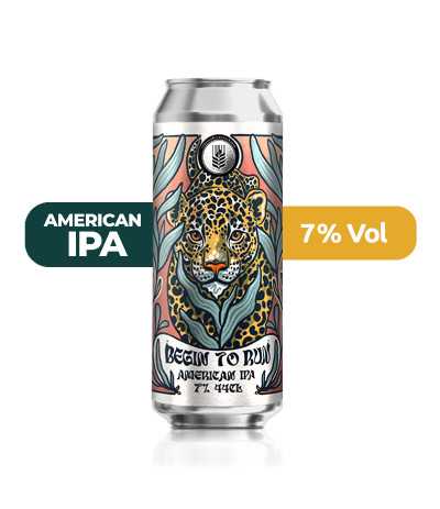 Begin To Run de Espiga de estilo American IPA con un 7% de alcohol.