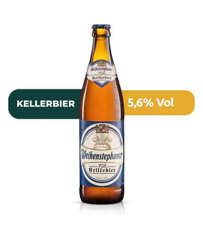 Weihenstephan Kellerbier 1516 de 50cl con un 5,6% de alcohol.