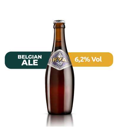 Orval 33cl de estilo Belgian Ale con un 6,2% de alcohol.