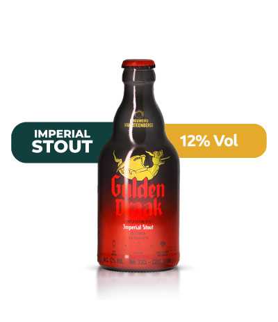 Cerveza Gulden Draak Imperial Stout de 33cl, de estilo Russian Imperial Stout con un 12% de alcohol.