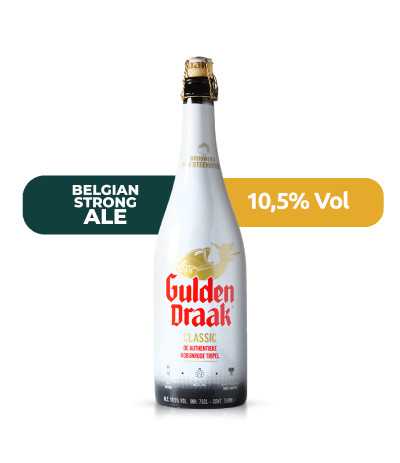 Gulden Draak Classic 75cl de estilo Belgian Strong Ale con un 10,5% de alcohol.