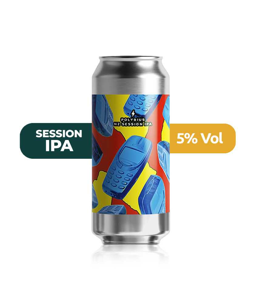 Garage Polybius es una cerveza tipo Session IPA, con un 5% de alcohol.