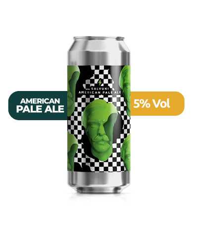 Salvuki de Garage de estilo American Pale Ale con un 5% de alcohol.