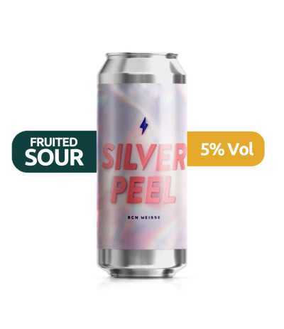 Silver Peel de Garage de estilo Fruited Sour con un 5% de alcohol.