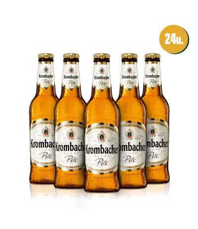 Cerveza Krombacher Pils Caja de 24 botellas de 33cl