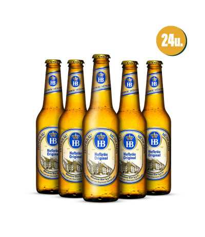 Cerveza HB Original en Caja de 24 botellas de 33cl