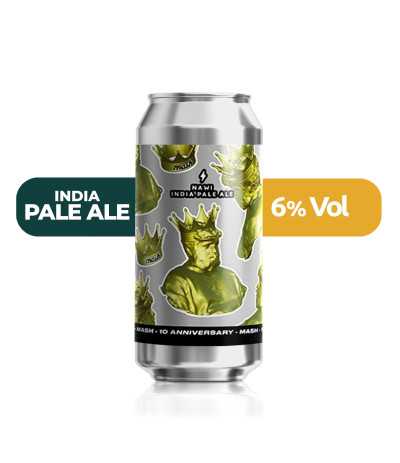 Nawi de Garage de estilo Hazy IPA con un 6% de alcohol.