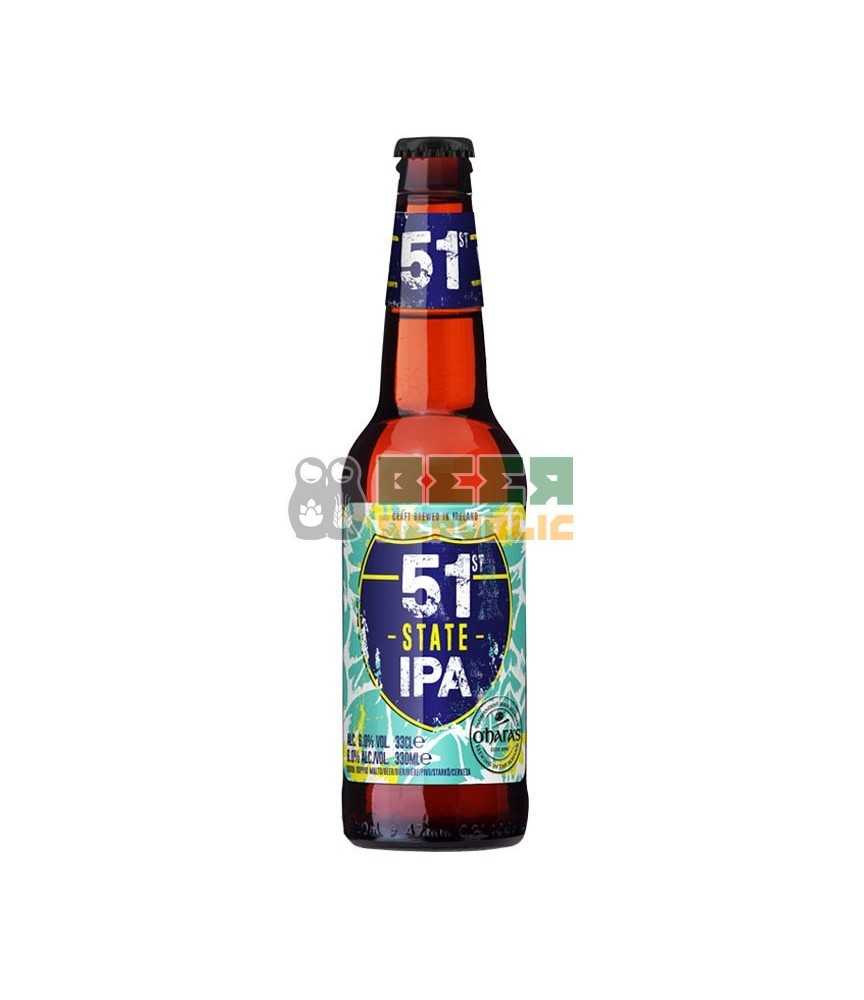 Cerveza O'hara's 51 State, de estilo IPA y con un 6% de alcohol.